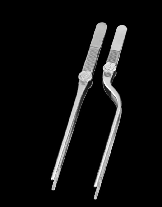 STYLE DE VIE - AUTHENTIC - PLATE - IT - Decoration Tweezers, 2 - Piece Set, Matt Finish, SS Home & Kitchen