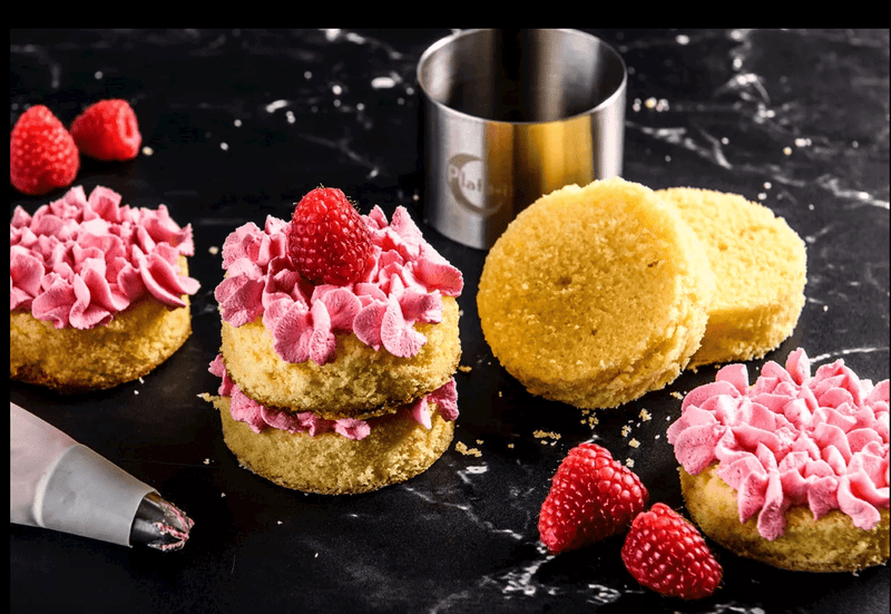 STYLE DE VIE - AUTHENTIC - PLATE - IT - Garnish Rings 4 - Piece Set, Matt finish, SS Home & Kitchen