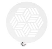 STYLE DE VIE - AUTHENTIC - PLATE - IT - Plate Stencils, Hexagon, 6 - Piece Set Home & Kitchen