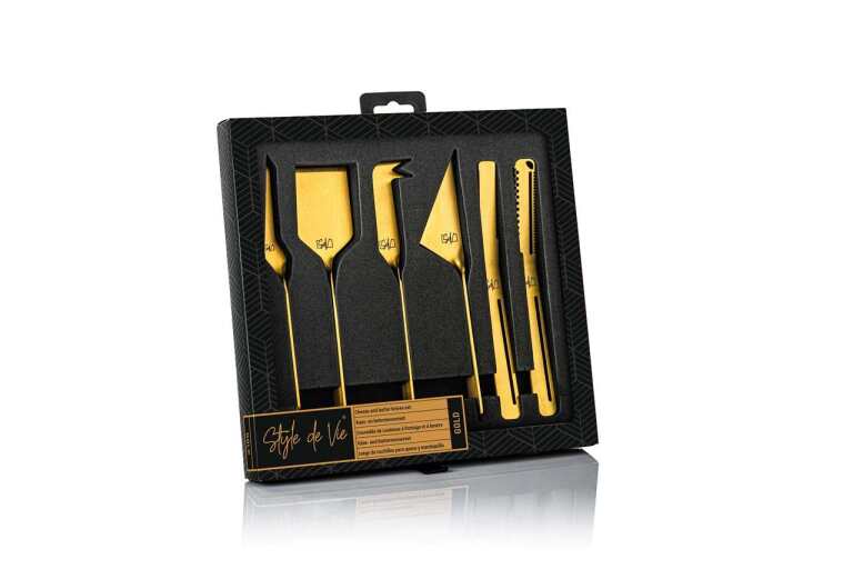 STYLE DE VIE - Cheese &amp Butter Knives 6 - Pcs Set, 1.8mm thick