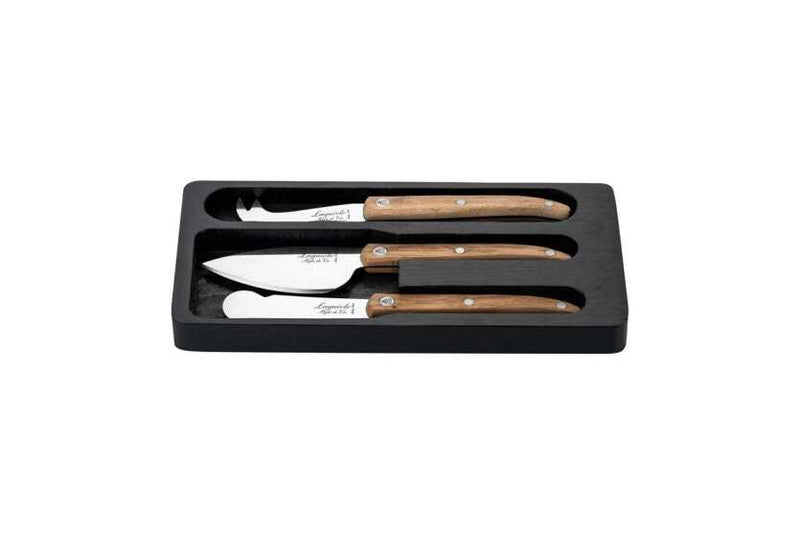 STYLE DE VIE - LAGUIOLE Innovation - 3 - Pcs Cheese Knives, 2.2/2.4/2.6"",