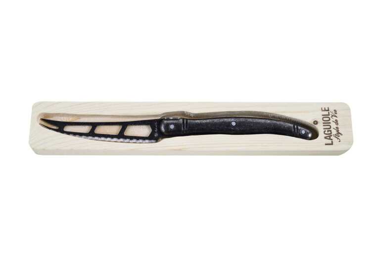STYLE DE VIE - LAGUIOLE Premium - 1 Cheese Knife, 3.7" in wooden tray Bl