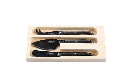 STYLE DE VIE - LAGUIOLE Premium - Cheese Knives, 3 Pcs,2.2"/2.4"/2.6",