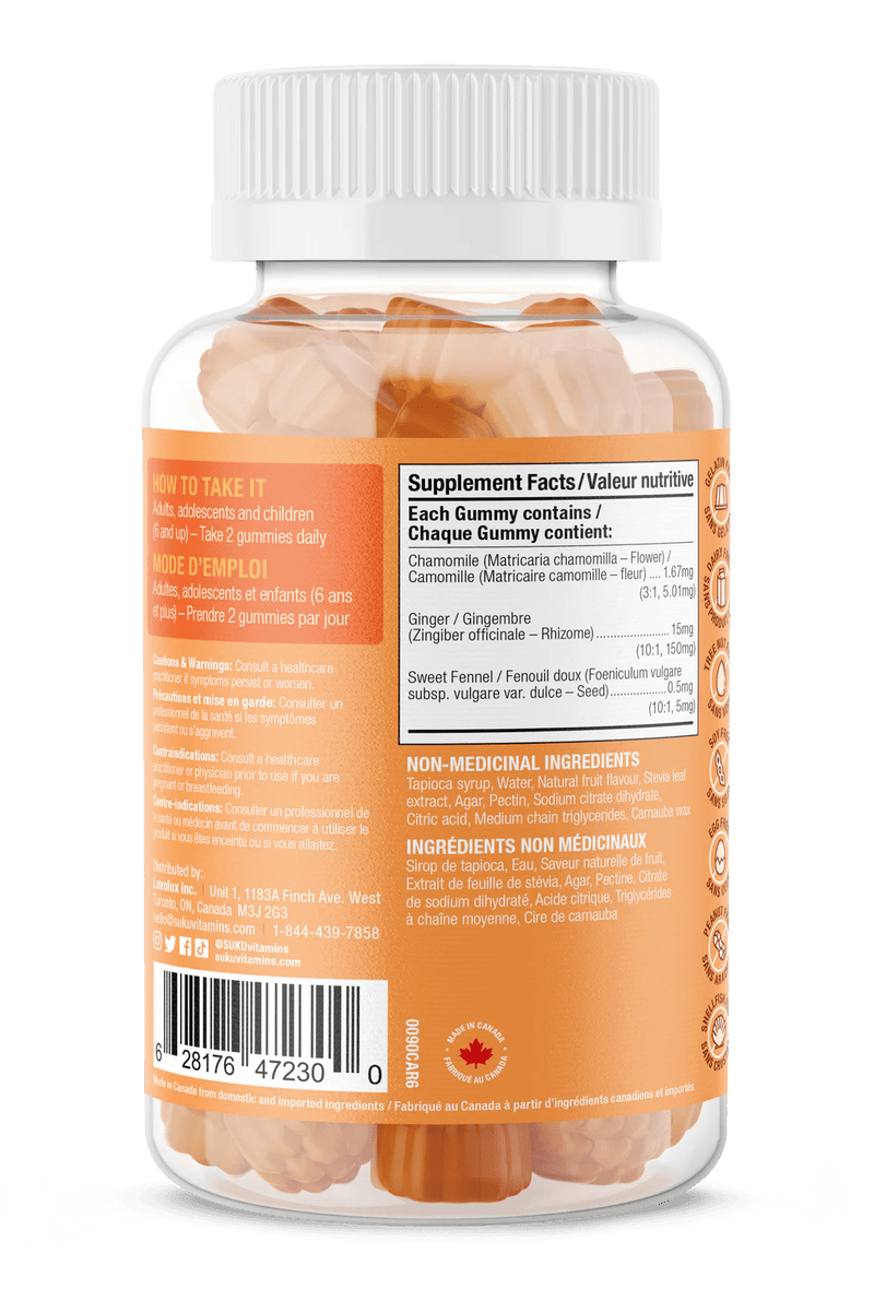 Suku - De Bloat 60 Gummies Health & Wellness