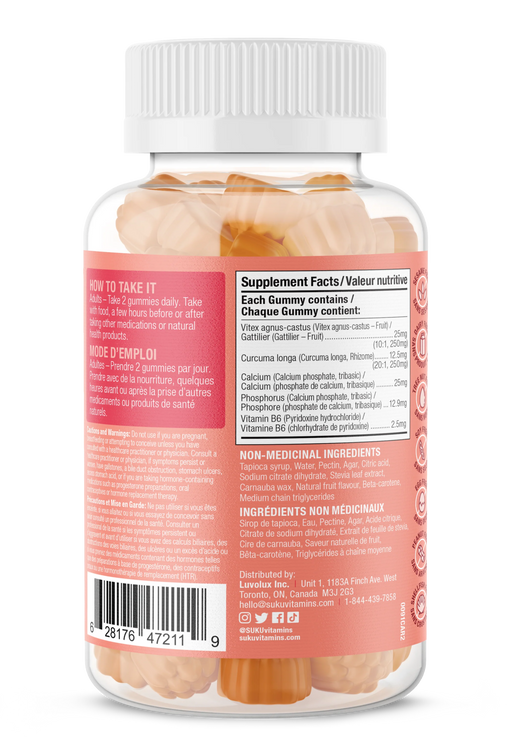 Suku - PMS 60 Gummies Health & Wellness