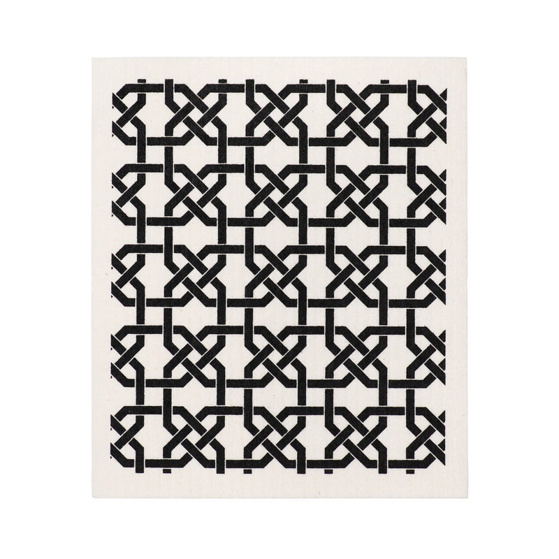 Swedish Cloths - Black Trellis Swedish Cloth