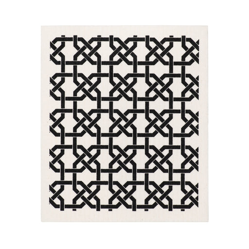 Swedish Cloths - Black Trellis Swedish Cloth