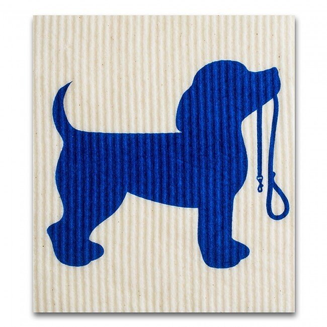 Swedish Cloths - Dog with Leash Swedish Cloth Home & Kitchen