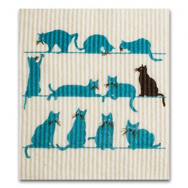 Swedish Cloths - Lots of Cats Swedish Cloth