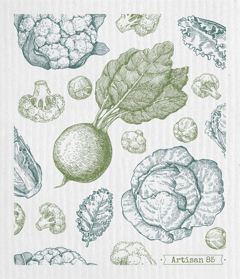 Swedish Cloths - Vegetable Patch Swedish Cloth