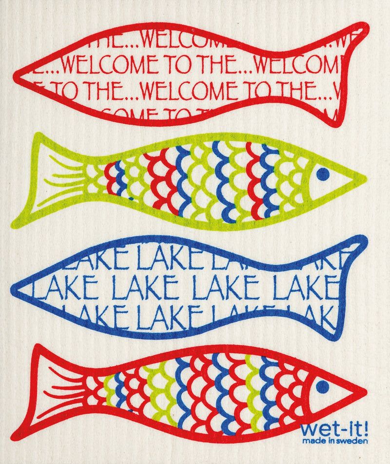 Swedish Cloths - Welcome to the Lake Wet - it cloth
