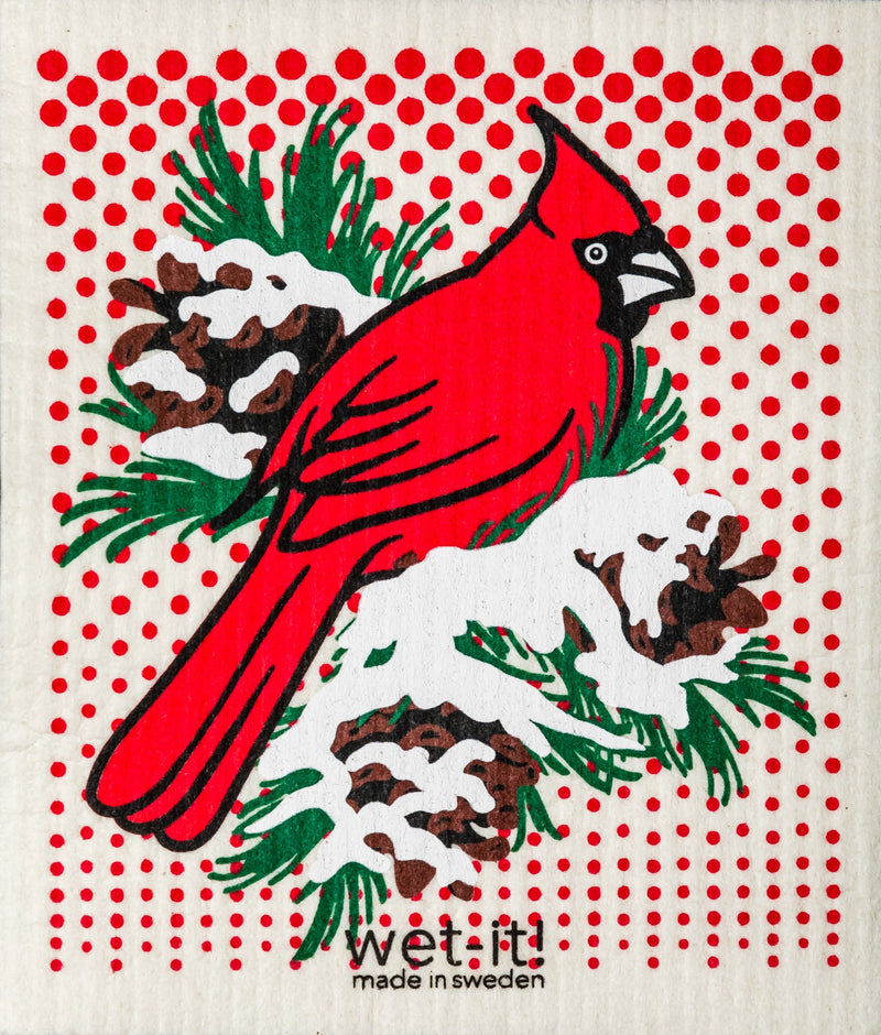 Swedish Cloths - Winter Cardinal Wet - it cloth