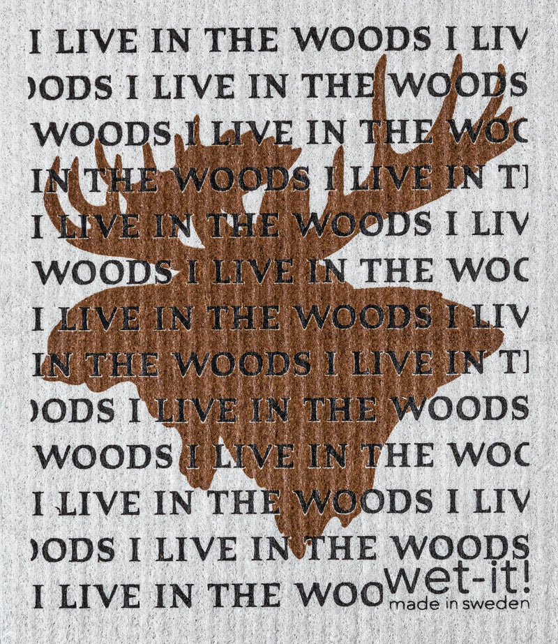 Swedish Cloths - Woody the Moose Wet - it Cloth Grey Home & Kitchen