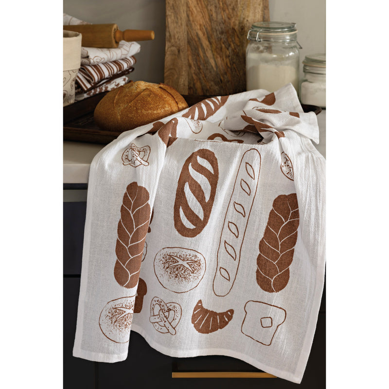 Now Designs - Boulangerie-Chestnut Printed Floursack Dishtowel S - lifestyle