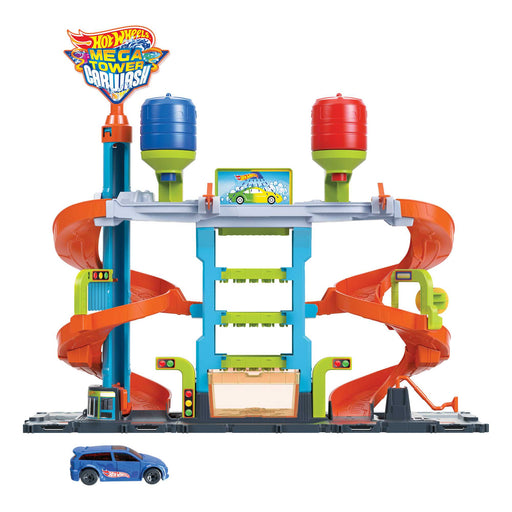 Hot Wheels - City Mega Tower Car Wash Playset - Product view