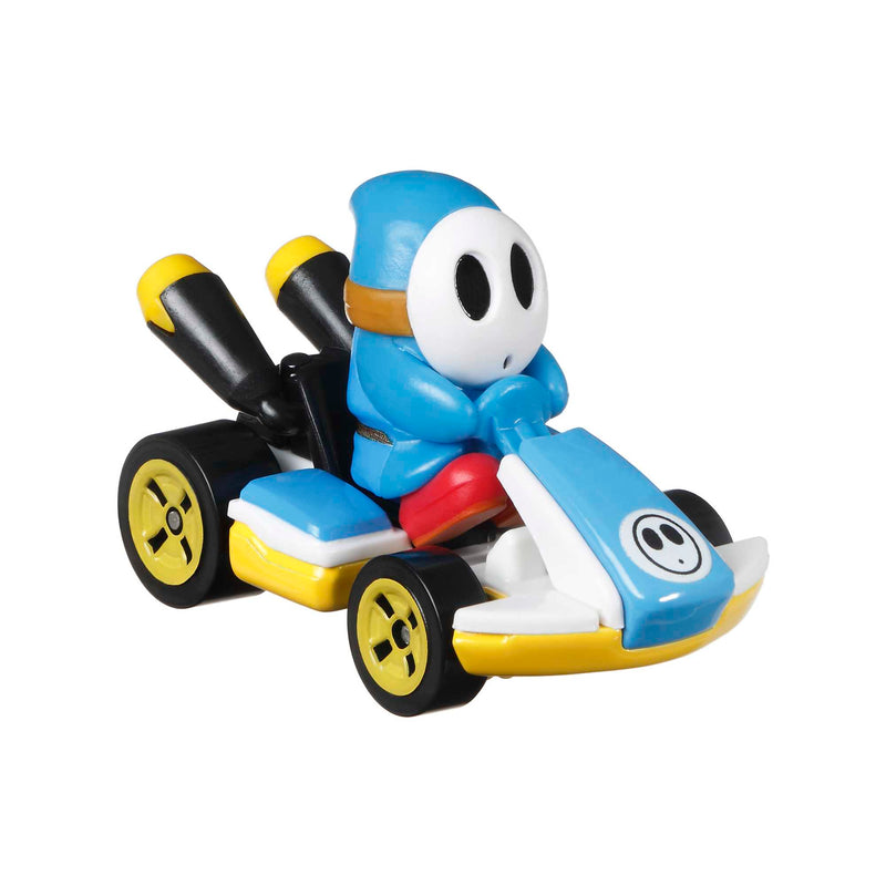 Hot Wheels - Mario Kart 1:64 Scale Die-Cast Vehicle - Blue Shy Guy - Product view