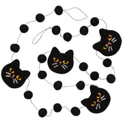 Danica - Black Cat Felt Garland