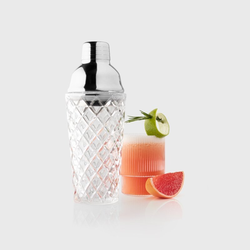 Taylor's Eye Witness - Embossed Glass Cocktail Set/3 S/S Home & Kitchen