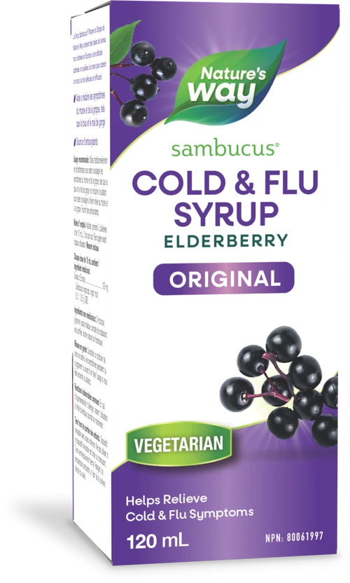 Nature's Way - Sambucus Organic Elderberry Cold & Flu Syrup