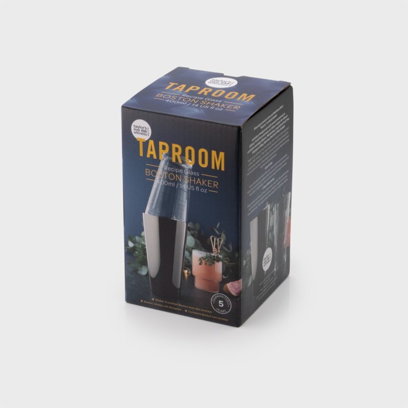 TEW - Boston shaker glass Gun Metal Home & Kitchen