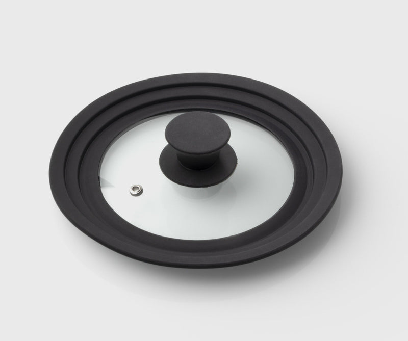 TEW - Glass Lid Universal 16/18/20cm silicone rim Home & Kitchen