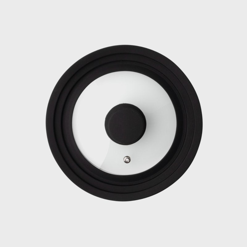 TEW - Glass Lid Universal 16/18/20cm silicone rim Home & Kitchen