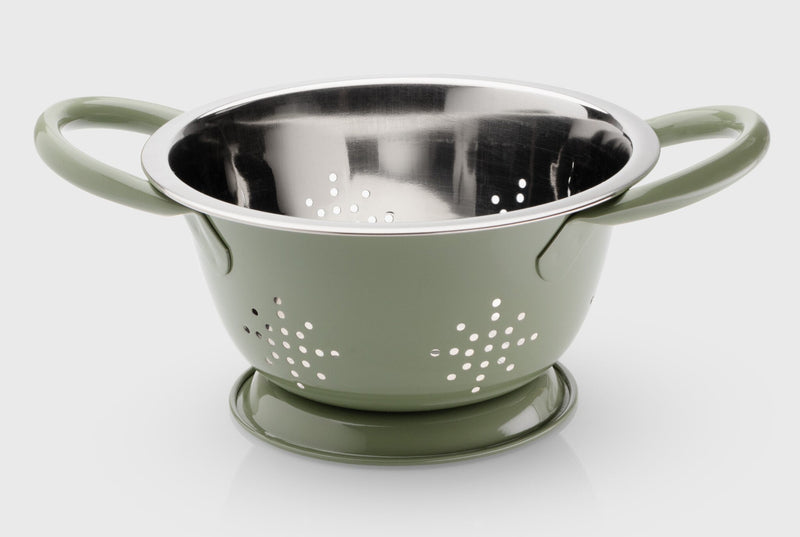 TEW - Mini Colander S/S & Sage 15 x 8.6cm Home & Kitchen