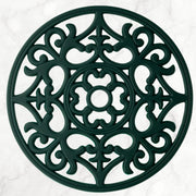TEW - Vintage Rnd Silicone Trivet British Racing Green Home & Kitchen