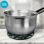 TEW - Vintage Rnd Silicone Trivet British Racing Green Home & Kitchen