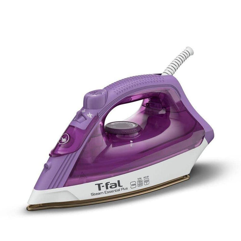 T-fal - Steam Essential Plus Steam Iron - Purple