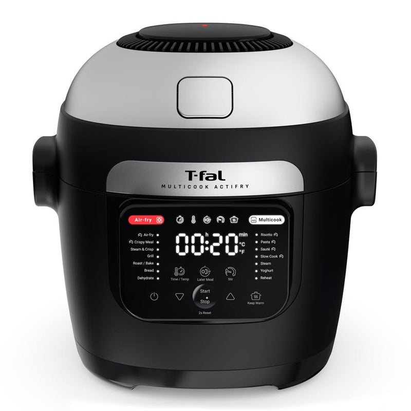 T-fal - Multicook ActiFry Multicooker & Air Fryer - 6 L - Black