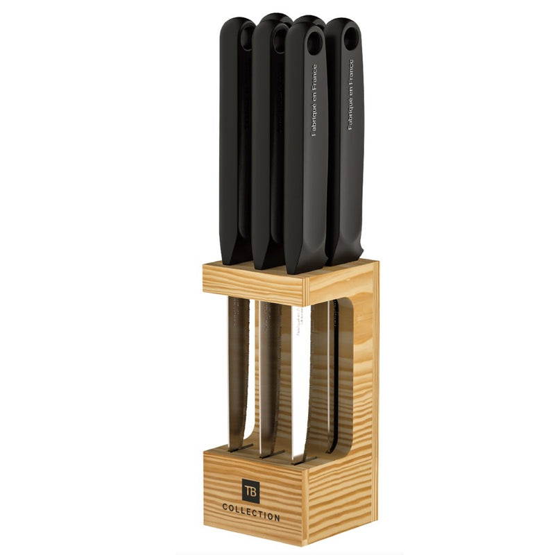 TB Groupe - Grillades Easy Knife, Block of 6