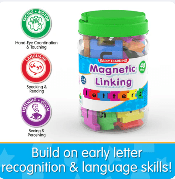 The Learning Journey - MAGNETIC LINKING LETTERS Games & Toys