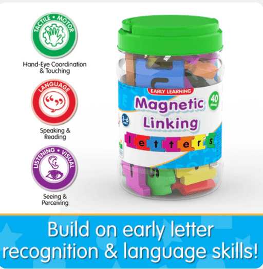 The Learning Journey - MAGNETIC LINKING LETTERS Games & Toys