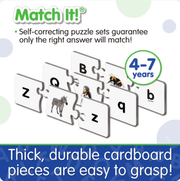 The Learning Journey - MATCH IT! - UPPER & LOWER CASE LETTERS Games & Toys