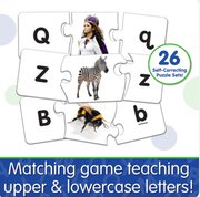 The Learning Journey - MATCH IT! - UPPER & LOWER CASE LETTERS Games & Toys