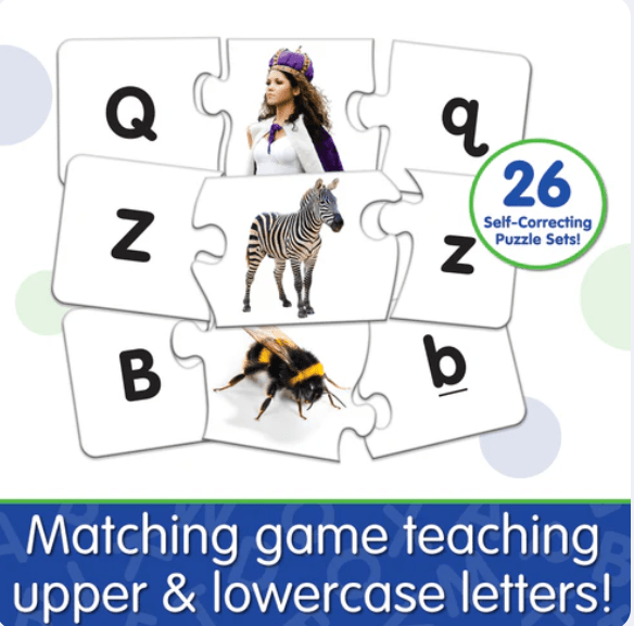 The Learning Journey - MATCH IT! - UPPER & LOWER CASE LETTERS Games & Toys