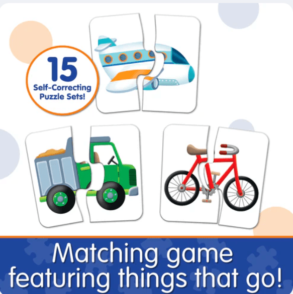 The Learning Journey - MY FIRST MATCH IT - THINGS THAT GO Games & Toys