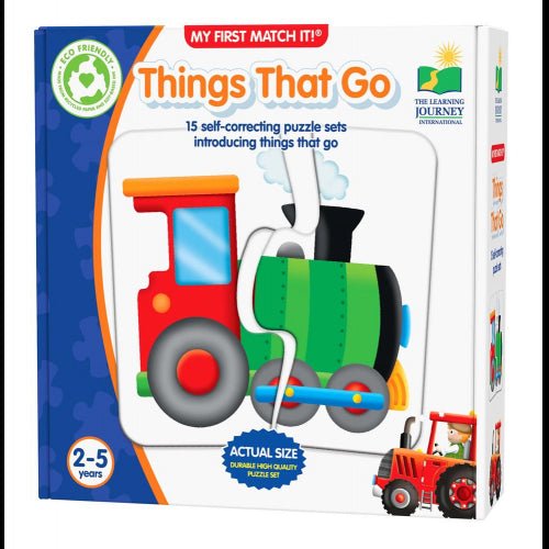 The Learning Journey - MY FIRST MATCH IT - THINGS THAT GO Games & Toys