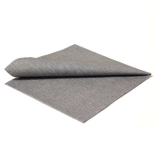 The Napkins - Deluxe Dinner Napkin Dark Grey 15pc Home & Kitchen