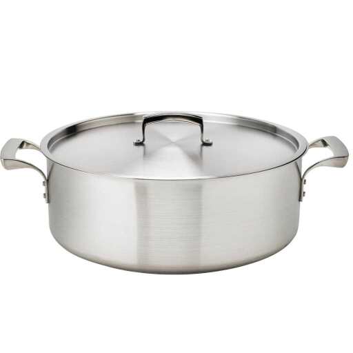Thermalloy - Braizer - 30QT / 28.4 L - 19.5x5.8" / 49.5x14.7 cm - Stainless Steel Home & Kitchen