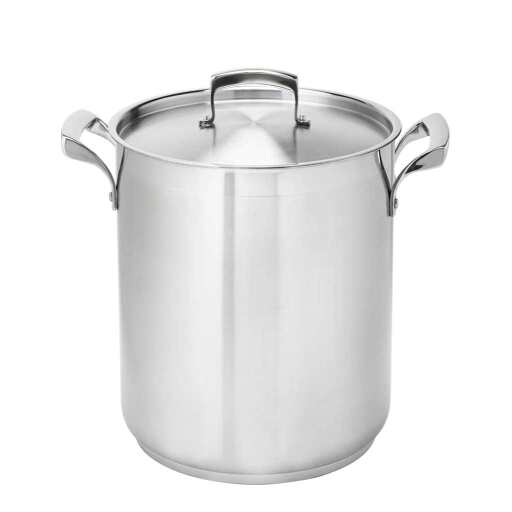Thermalloy - Deep Stock Pot - 60QT / 56.78 L - 19.5x12.5" / 50x32 cm - Stainless Steel Home & Kitchen