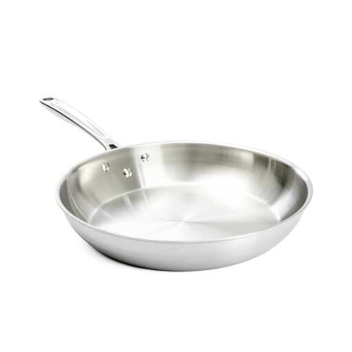 Thermalloy - Fry Pan - Tri - Ply - 11" / 28 cm - Progrip Handle - 18 / 0 - Stainless Steel Home & Kitchen