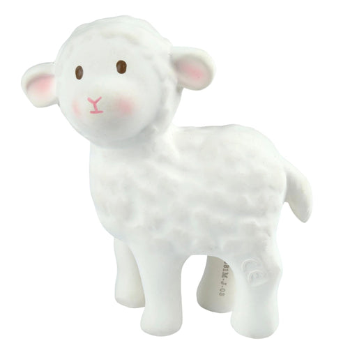 TIKIRI - BAHBAH THE LAMB NATURAL RUBBER TOY 5"H Toys & Games
