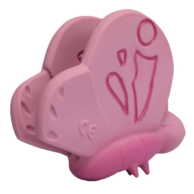 TIKIRI - BUTTERFLY NATURAL RUBBER TOY 3"H Toys & Games