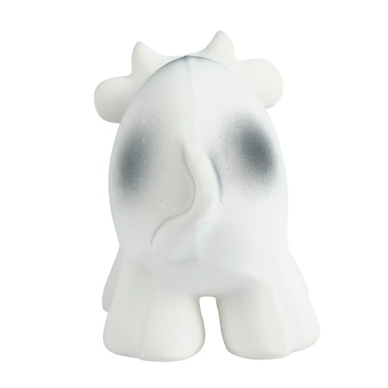 TIKIRI - COW NATURAL RUBBER TOY 5"H Toys & Games
