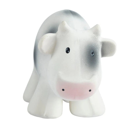 TIKIRI - COW NATURAL RUBBER TOY 5"H Toys & Games