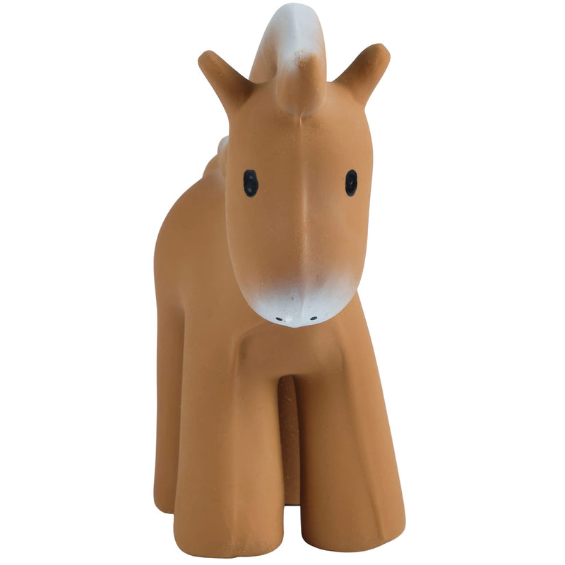 TIKIRI - HORSE NATURAL RUBBER TOY 5"H Mother & Baby