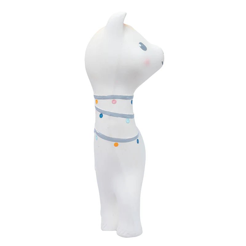 TIKIRI - LILITH THE LLAMA NATURAL RUBBER TOY 6.5"H Toys & Games