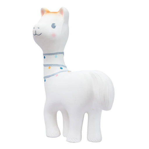 TIKIRI - LILITH THE LLAMA NATURAL RUBBER TOY 6.5"H Toys & Games
